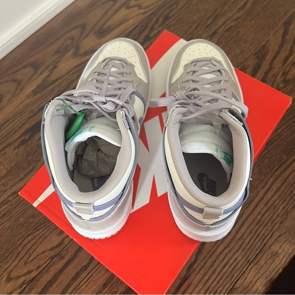 womens dunk high up iron purple